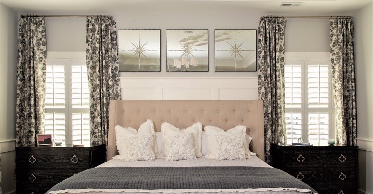 A box store accent curtain can give some color, and is easily changed out.